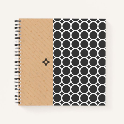 ジオメトモダンリスタイル緩和曲線ノート ノートブック (正面)