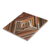 ジオメトモダンリダイヤモンドウッドの背景パターン タイル (側面)