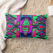 ジオメトモダンリチャーム: ランバークッション (ブランケット)