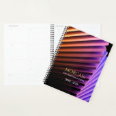 ジオメトモダンリデザイン、金ゴールド名、年 プランナー手帳 (ディスプレー)