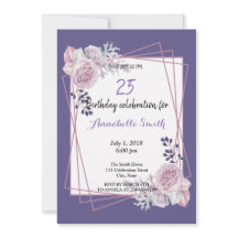 ジオメトモダンリフレームパープルフローラ誕生日