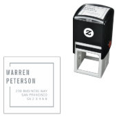 ジオメトモダンリプロフェッショナル名差出人住所 セルフインキングスタンプ (インサイチュ)