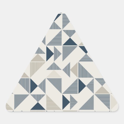 ジオメトモダンリ三角形のシール 三角形シール (正面)