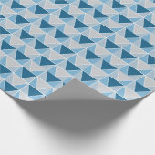 ジオメトモダンリ三角形パターン ラッピングペーパー (角)