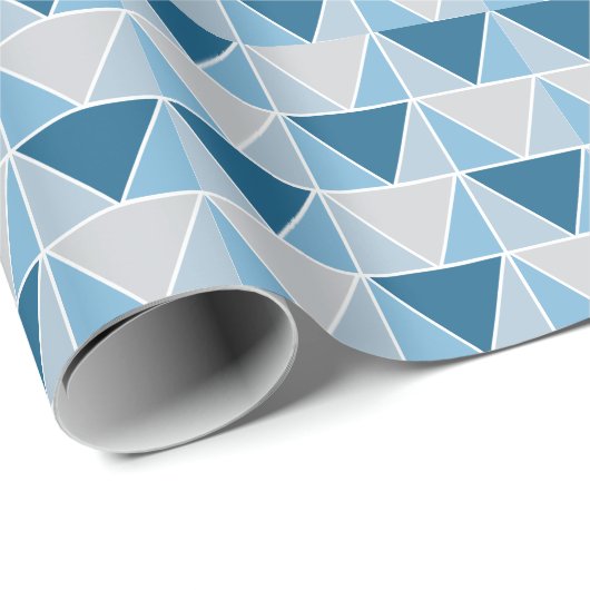 ジオメトモダンリ三角形パターン ラッピングペーパー (ロールコーナー)