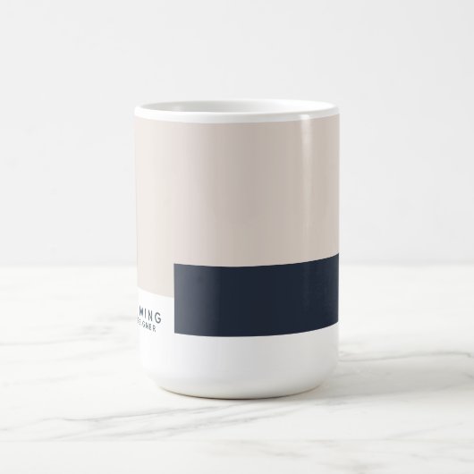 ジオメトモダンリ会社 コーヒーマグカップ (中央)