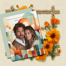 ジオメトモダンリ保存日付、フォトマグネット