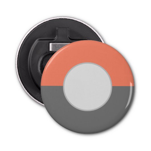 ジオメトモダンリ円の半分 栓抜き (正面)