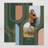 ジオメトモダンリ同心ゴールデンアーチ2写真 シーズンカード (正面/裏面)