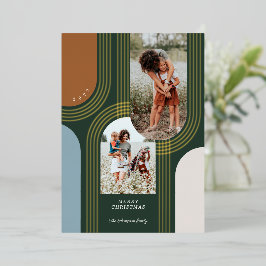 ジオメトモダンリ同心ゴールデンアーチ2写真 箔シーズンカード