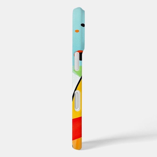 ジオメトモダンリ抽象芸術の明るい色 Case-Mate iPhoneケース (裏面 / 右)