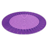 ジオメトモダンリ日が差すこと-アメジスト紫 カッティングボード (角)