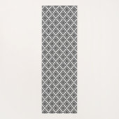 ジオメトモダンリ白黒 ヨガマット (裏面)