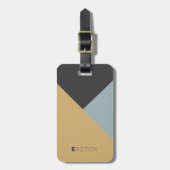 ジオメトモダンリ荷物タグ ラゲッジタグ (正面縦)