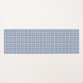 ジオメトモダンリ赤グレー黒パターン ヨガマット (裏面(横))