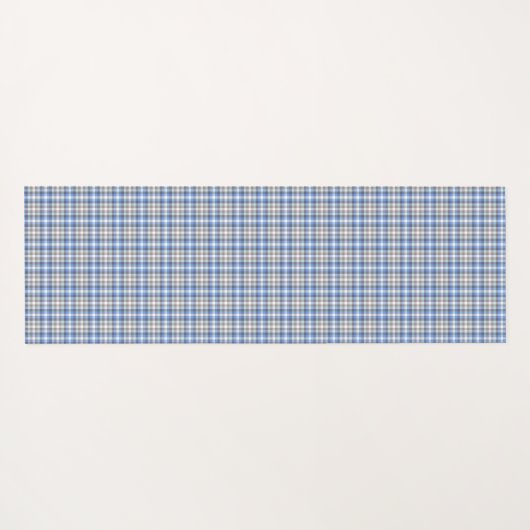 ジオメトモダンリ赤グレー黒パターン ヨガマット (裏面(横))