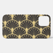 ジオメトモダンリ金ゴールド線タイル Case-Mate iPhoneケース (裏面 (横))