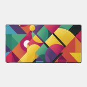 ジオメトユニークリシェイプ抽象芸術 デスクマット (正面)
