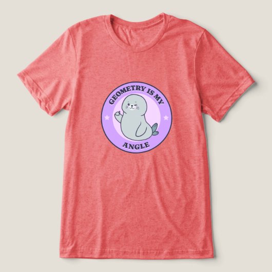 ジオメトリがマイアングル トライブレンドＴシャツ (デザイン正面)