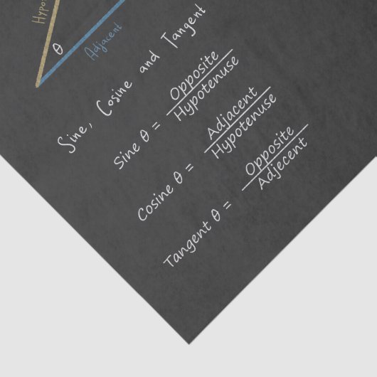 [ジオメトリと三角法] [計算式] [チャルクボード計算] 薄葉紙 (詳細)