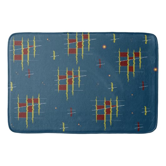 ジオメトリのエコー バスマット (正面)