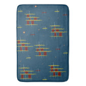 ジオメトリのエコー バスマット (正面縦)