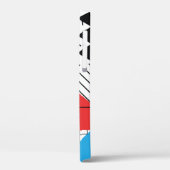 ジオメトリのシームレスなパターンと抽象芸術図形 Case-Mate iPhoneケース (裏面 / 左)