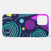 ジオメトリの種類を違う含むシームレスなパターン Case-Mate iPhoneケース (裏面 (横))