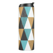 ジオメトリの背景。抽象芸術ヴィンテージ図 タンブラー (回転左)