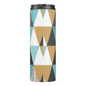 ジオメトリの背景。抽象芸術ヴィンテージ図 タンブラー (裏面)