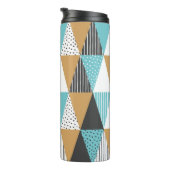 ジオメトリの背景。抽象芸術ヴィンテージ図 タンブラー (回転右)