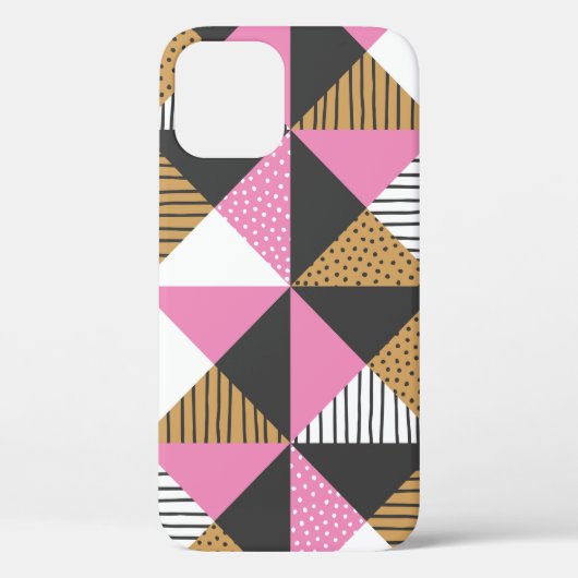 ジオメトリの背景。抽象芸術ヴィンテージ図 Case-Mate iPhoneケース (裏面)