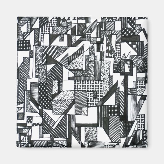 ジオメトリの表示 マグネット (正面)