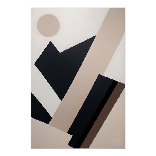 ジオメトリの調和 ポスター (正面)