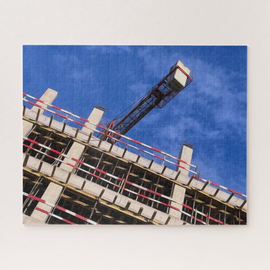 ジオメトリを空中に上げる ジグソーパズル (横)