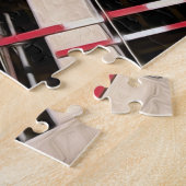 ジオメトリを空中に上げる ジグソーパズル (側面)