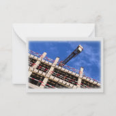 ジオメトリを空中に上げる ノートカード (正面)