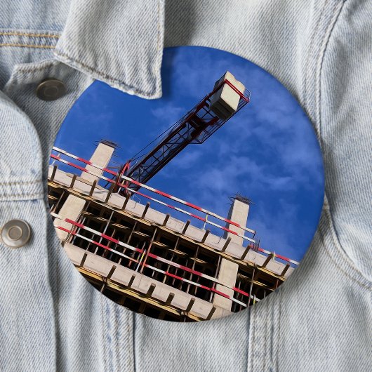 ジオメトリを空中に上げる 缶バッジ (インサイチュ)