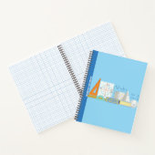 ジオメトリアイコン(MARINE)ノートブック ノートブック (内部)
