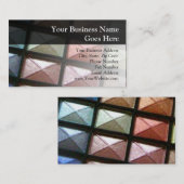 ジオメトリアイシャドウ化粧 名刺 (正面/裏面)