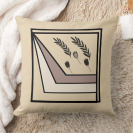 ジオメトリアーストーンフローラ装飾用クッション クッション