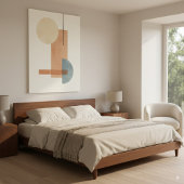 ジオメトリアーストーン抽象芸術アートキャンバス印刷 キャンバスプリント