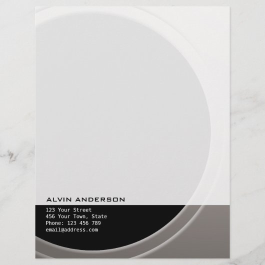 ジオメトリオリジナル任意の文字と色をカスタマイズ可能 レターヘッド (正面)