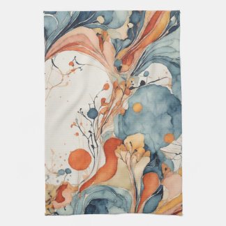 ジオメトリオーガニック交響曲愛好家V3 キッチンタオル