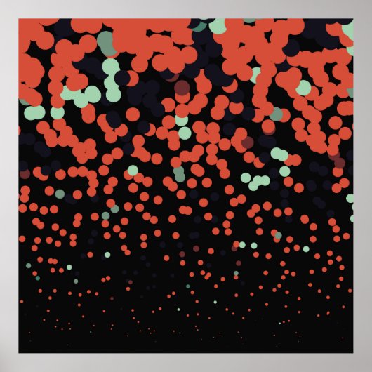 ジオメトリカラフルヴィンテージの背景。抽象芸術ハ ポスター (正面)