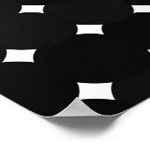 ジオメトリカラフルヴィンテージの背景。抽象芸術ハ ポスター (角)