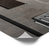 ジオメトリカラーバージョンNo 31 ポスター (角)