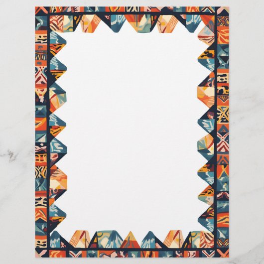 ジオメトリカラーフレーム レターヘッド (正面)