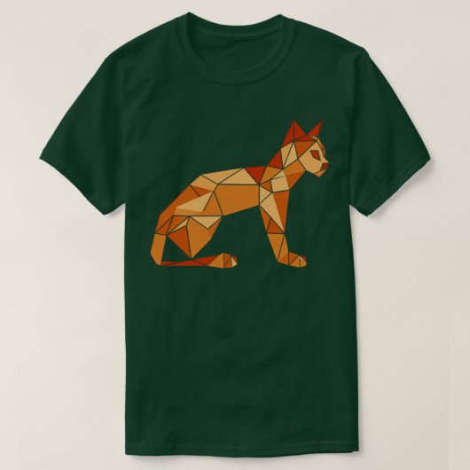 ジオメトリキャット Tシャツ (デザイン正面)