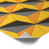 ジオメトリキューブデザイン ポスター (角)